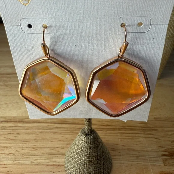 Kendra Scott Vanessa Drop Earrings, featuring dichroic glass - Picture 4 of 10